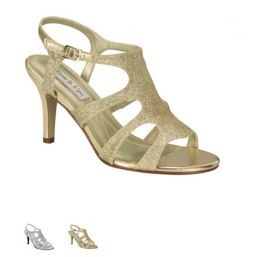 Touch Ups Gold Aphrodite High Heels size 11
